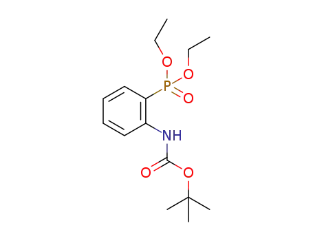N-(tert-butoxycarbonyl)-2-aminophenylphosphonic acid diethyl ester