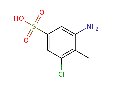 Molecular Structure of 6387-27-5 (2-amino-6-chlorotoluene-4-sulphonic acid)