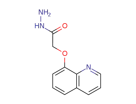 Molecular Structure of 3281-08-1 (8-quinolinoxyacetic acid hydrazide)