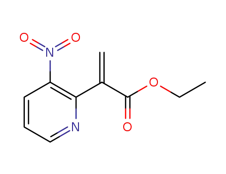 Molecular Structure of 1461708-12-2 (ethyl 2-(3-nitropyridin-2-yl)acrylate)