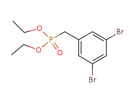 Molecular Structure of 363622-48-4 (1,3-dibromo-5-[(diethylphosphonyl)methyl]benzene)