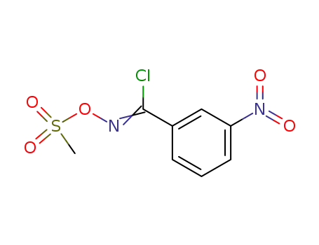 Molecular Structure of 5023-89-2 ([[chloro-(3-nitrophenyl)methylene]amino]methanesulfonate)