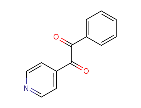 Molecular Structure of 35779-40-9 (1-phenyl-2-(pyridin-4-yl)ethane-1,2-dione)