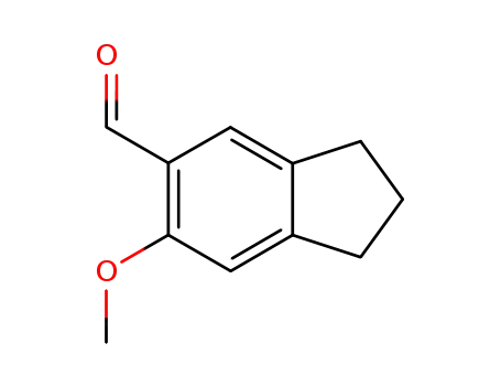Molecular Structure of 73615-83-5 (6-Methoxy-5-indanecarbaldehyde)