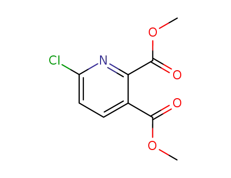 Molecular Structure of 32383-03-2 (6-CHLOROPYRIDINE-2,3-DICARBOXYLIC ACID DIMETHYL ESTER)
