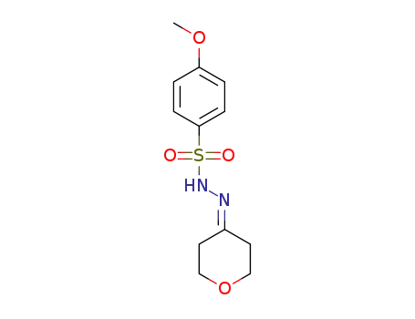 Molecular Structure of 1510865-60-7 (4-methoxy-N'-(tetrahydro-4H-pyran-4-ylidene)benzenesulfonohydrazide)