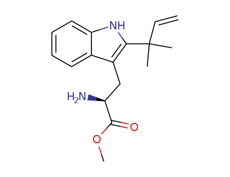 L-Tryptophan, 2-(1,1-dimethyl-2-propenyl)-, methyl ester