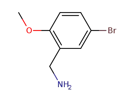 Molecular Structure of 166530-78-5 (5-BROMO-2-METHOXYBENZYLAMINE)