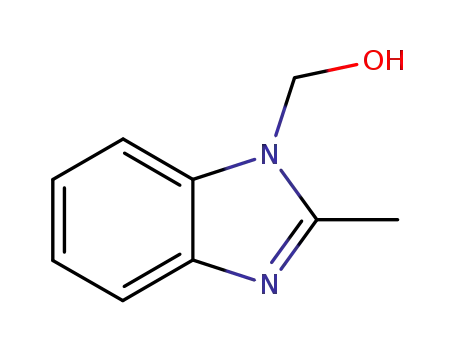 Molecular Structure of 58566-85-1 (1H-Benzimidazole-1-methanol,2-methyl-(9CI))