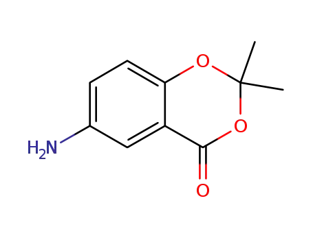 Molecular Structure of 842137-46-6 (4H-1,3-Benzodioxin-4-one, 6-amino-2,2-dimethyl-)