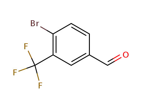Molecular Structure of 34328-47-7 (4-BROMO-3-TRIFLUOROMETHYL-BENZALDEHYDE)