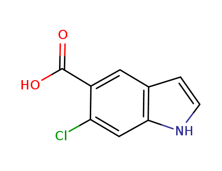 6-Chloro-1H-indole-5-carboxylic acid cas  256935-86-1