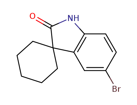 Molecular Structure of 304468-42-6 (5'-Bromospiro[cyclohexane-1,3'-indol]-2'(1'H)-one)