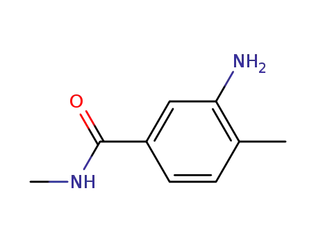 Molecular Structure of 54884-19-4 (3-AMINO-N,4-DIMETHYLBENZAMIDE)