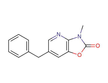 Molecular Structure of 175424-48-3 (3-methyl-6-benzyloxazolo[4,5-b]pyridin-2(3H)-one)