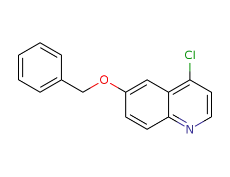 Molecular Structure of 863786-01-0 (6-(Benzyloxy)-4-chloroquinoline)