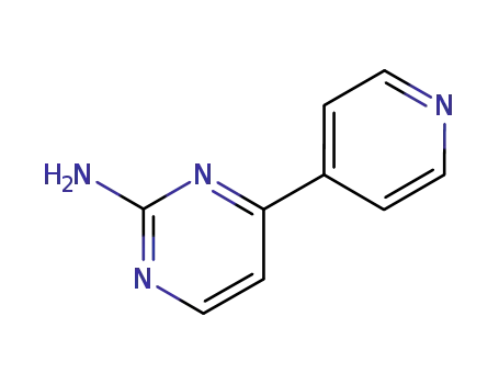 Molecular Structure of 66521-70-8 (4-(4-PYRIDINYL)-2-PYRIMIDINAMINE)