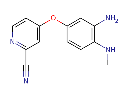 4-(4-MethylaMino-3-aMino-phenoxy)-pyridine-2-carbonitrile