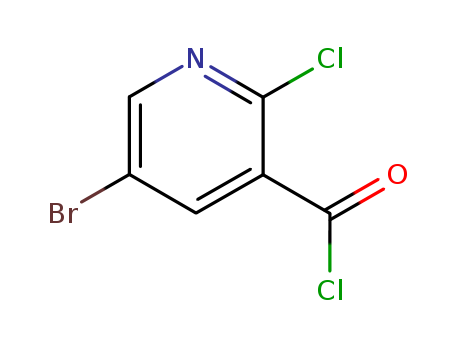 3-Pyridinecarbonylchloride, 5-bromo-2-chloro-
