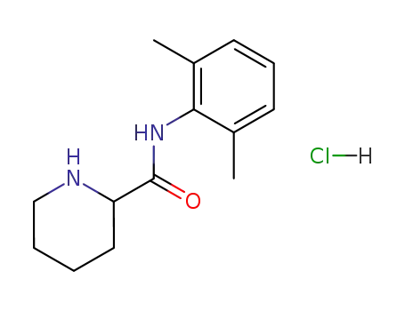 Molecular Structure of 65797-42-4 (2,6-PIPECOLINOXYLIDIDE HYDROCHLORIDE)