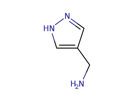 37599-59-0,1H-pyrazol-4-ylmethylamine,1H-pyrazol-4-ylmethylamine;1-(1H-PYRAZOL-4-YL)METHANAMINE;ART-CHEM-BB B037991;VITAS-BB TBB002599;(1H-pyrazol-4-yl)methanamine;4-AMinoMethyl-1H-pyrazole;4-(AMinoMethyl)pyrazole