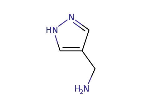 Molecular Structure of 37599-59-0 (1H-pyrazol-4-ylmethylamine)