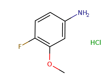 Molecular Structure of 22510-10-7 (4-FLUORO-3-METHOXYANILINE HYDROCHLORIDE 98)
