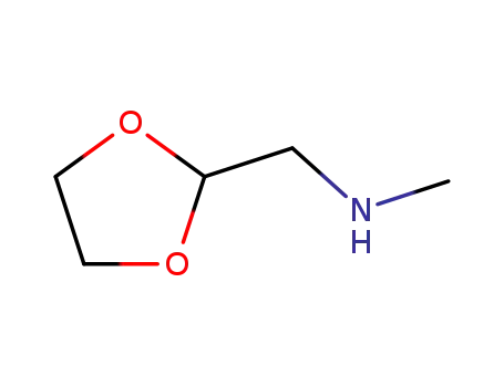 Molecular Structure of 57366-77-5 (2-METHYLAMINOMETHYL-1,3-DIOXOLANE)