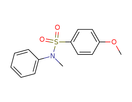 16358-36-4,4-Methoxy-N-Methyl-N-phenylbenzenesulfonaMide, 97%,Benzenesulfonanilide,4-methoxy-N-methyl- (8CI); NSC 116556; NSC 671293