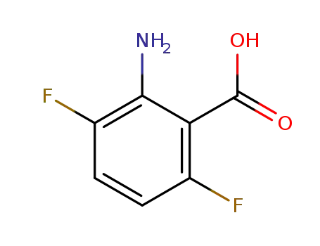 Molecular Structure of 825654-54-4 (2-amino-3,6-difluorobenzoic acid)