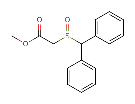 Molecular Structure of 63547-25-1 (Modafinil Carboxylate Methyl Ester)