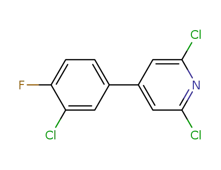 Pyridine, 2,6-dichloro-4-(3-chloro-4-fluorophenyl)-