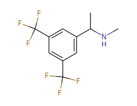 Molecular Structure of 290297-43-7 (N-Methyl-1-[3,5-bis(trifluoomethyl)phenyl]ethylamine)
