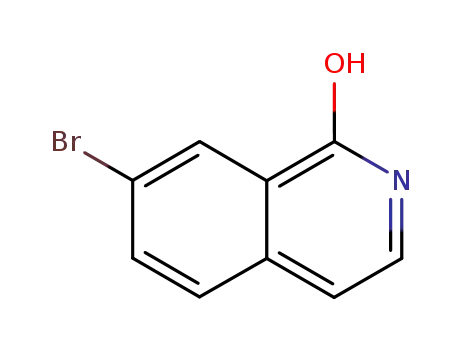 Molecular Structure of 223671-15-6 (7-BROMO-1-HYDROXYISOQUINOLINE)