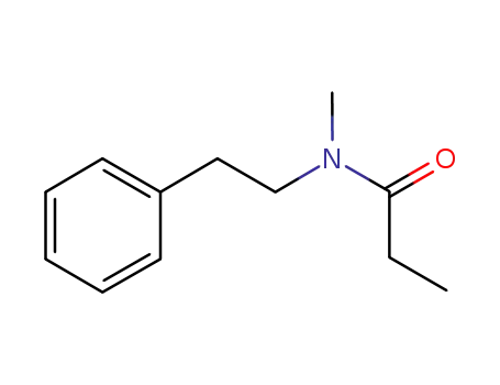 Molecular Structure of 67191-48-4 (N-methyl-N-phenethylpropionamide)