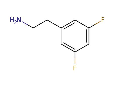 Molecular Structure of 311346-60-8 (Benzeneethanamine, 3,5-difluoro- (9CI))