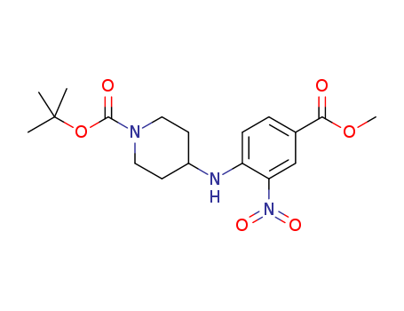 TERT-BUTYL 4-(4-(METHOXYCARBONYL)-2-NITROPHENYLAMINO)PIPERIDINE-1-CARBOXYLATE