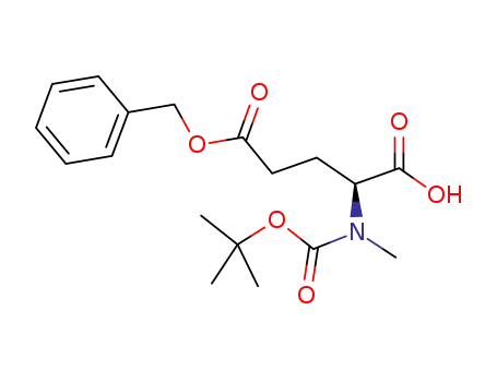 Molecular Structure of 200615-91-4 (BOC-N-ME-GLU(OBZL)-OH)