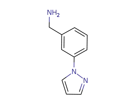 Molecular Structure of 687635-04-7 (3-PYRAZOL-1-YL-BENZYLAMINE)