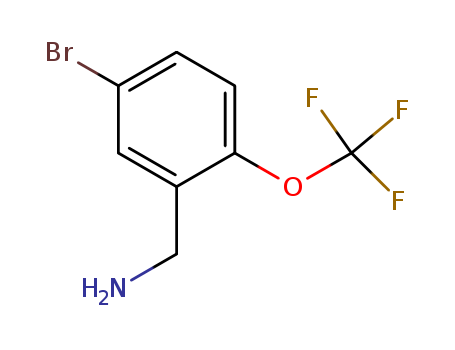 5-Bromo-2-(trifluoromethoxy)benzenemethanamine