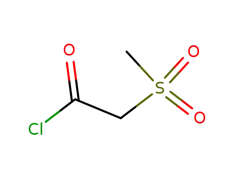 Molecular Structure of 56841-99-7 (Acetyl chloride, (methylsulfonyl)-)