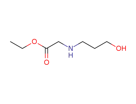 Molecular Structure of 118481-84-8 (Glycine, N-(3-hydroxypropyl)-, ethyl ester)