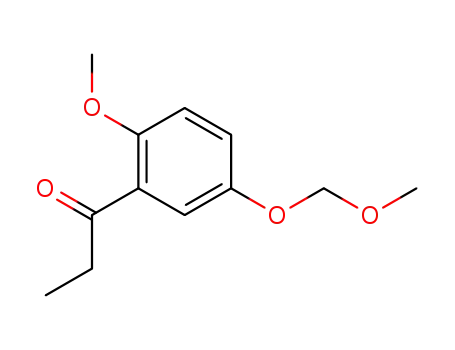 Molecular Structure of 268234-16-8 (3-(5-methoxymethoxy-2-methoxyphenyl)-3-propanone)
