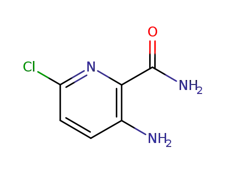 Molecular Structure of 175358-01-7 (6-Chloro-3-aminopyridine-2-carboxamide)