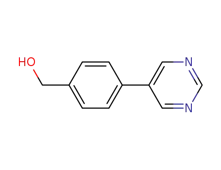 Molecular Structure of 198084-13-8 ((4-PYRIMIDIN-5-YLPHENYL)METHANOL)