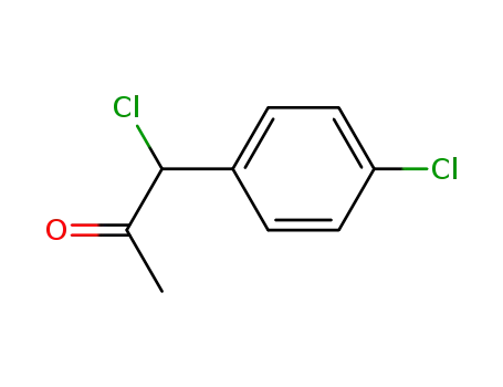 Molecular Structure of 23022-80-2 (2-Propanone, 1-chloro-1-(4-chlorophenyl)-)
