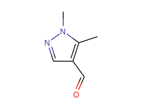 Molecular Structure of 25711-30-2 (1,5-Dimethyl-1H-pyrazole-4-carbaldehyde)