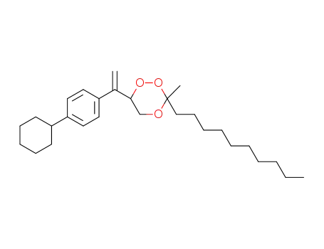 1,2,4-Trioxane, 6-[1-(4-cyclohexylphenyl)ethenyl]-3-decyl-3-methyl-