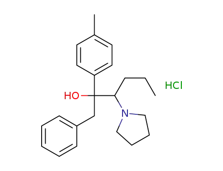 1-Pyrrolidineethanol, a-(4-methylphenyl)-a-(phenylmethyl)-b-propyl-,
hydrochloride