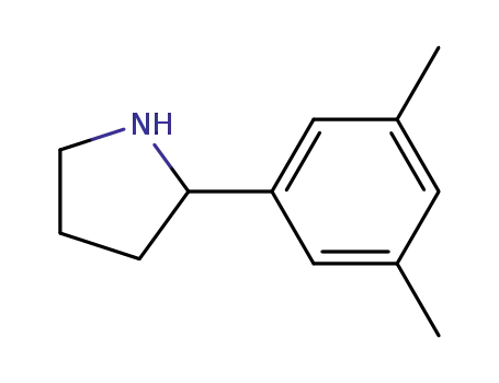 Molecular Structure of 383127-44-4 (2-(3,5-DIMETHYLPHENYL)PYRROLIDINE)